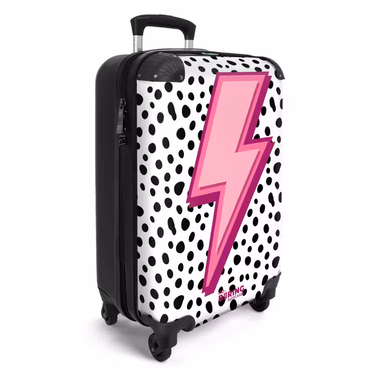 Suitcase - Lightning - Pink - Dots — 4