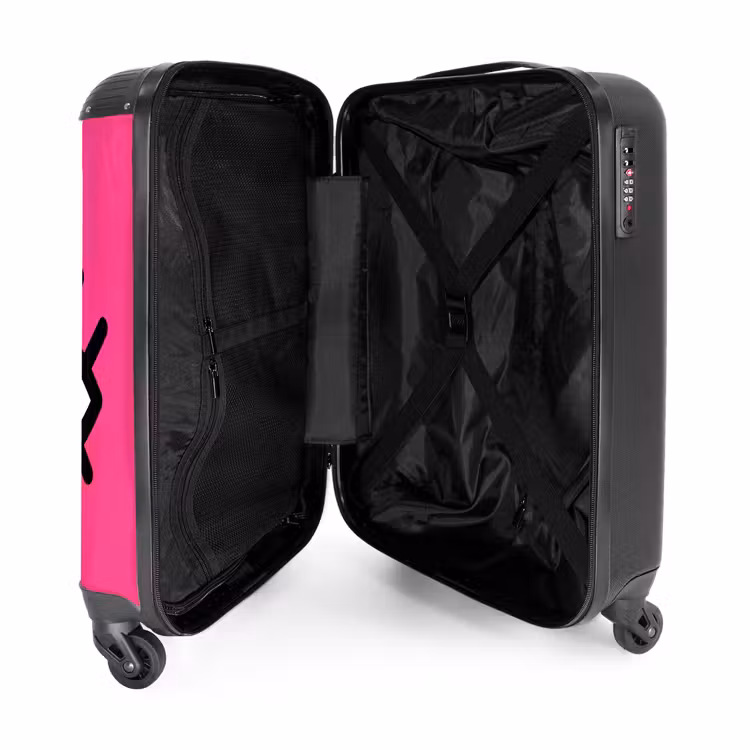 Suitcase - Minimalist - Eye - Pink — 3