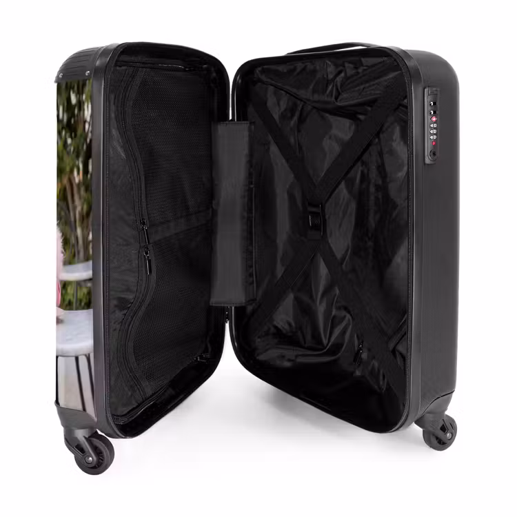 Suitcase - Morning coat - Curlers - Pink — 3