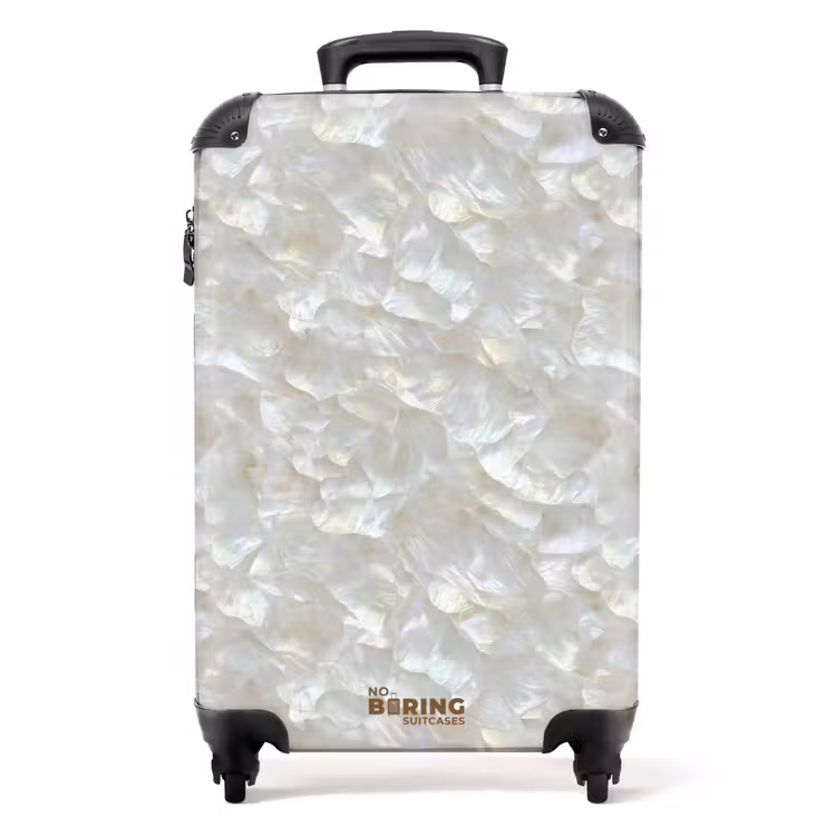 Suitcase - Pearl Gloss - White - Shell — 1
