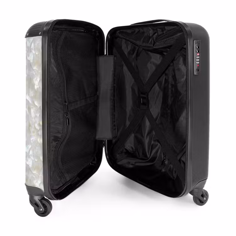 Suitcase - Pearl Gloss - White - Shell — 3