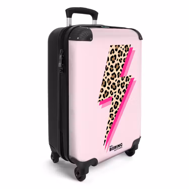 Suitcase - Polka dots - Pink - Lightning — 4