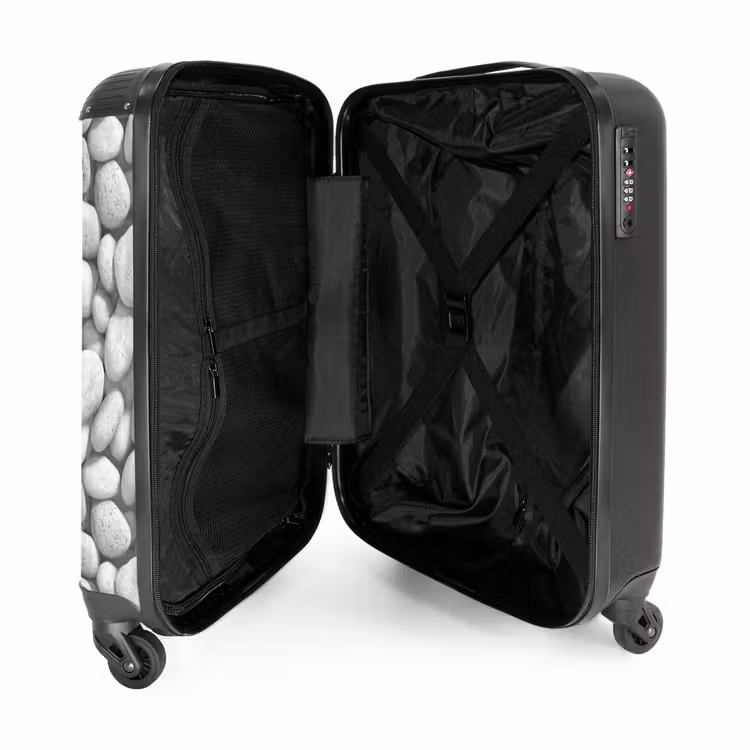 Suitcase - Rhinestones - Gray - Oval — 3