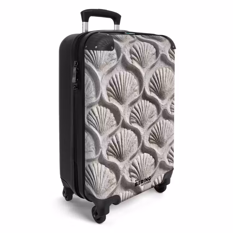 Suitcase - Sand - Shell Shape - Gray — 4
