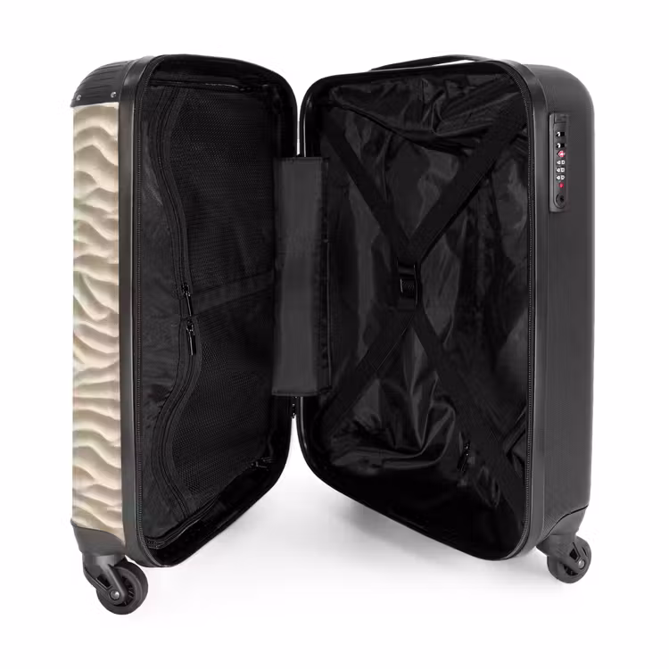 Suitcase - Sand - Waves - Beige — 3