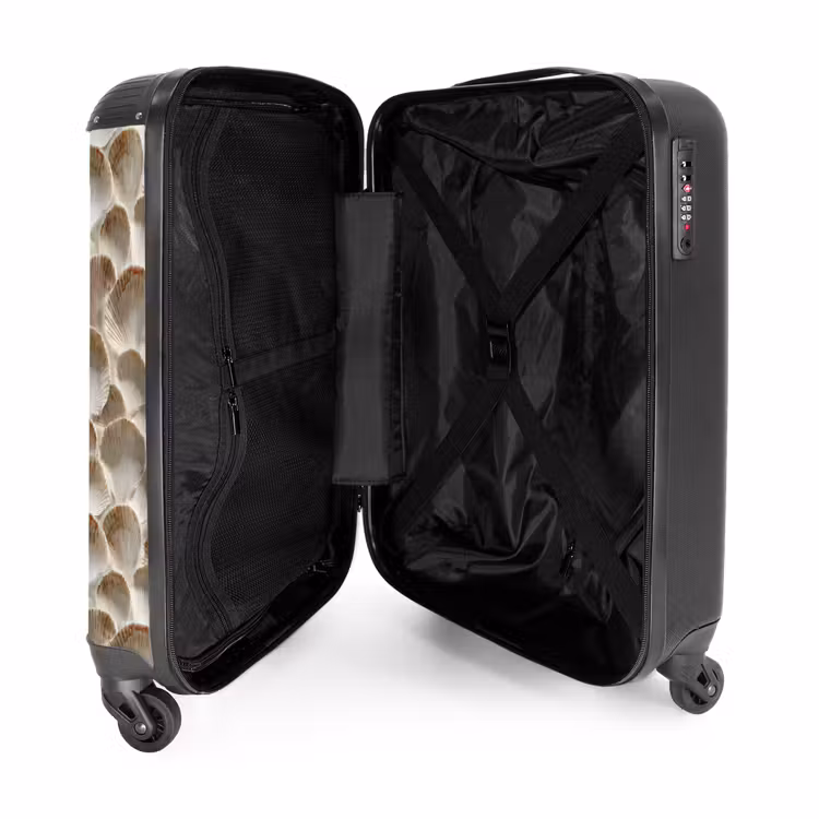 Suitcase - Shells - Fan Shape - White — 3