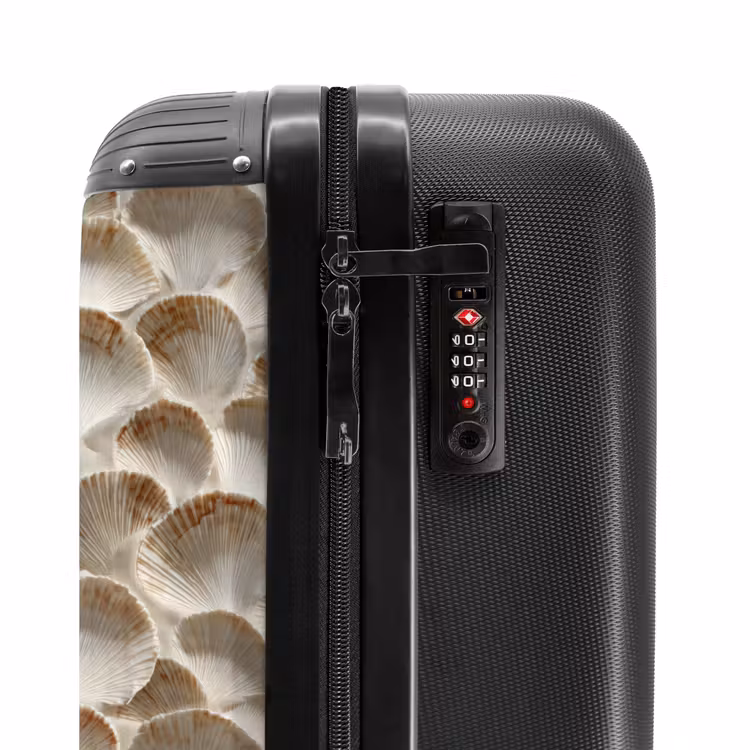 Suitcase - Shells - Fan Shape - White — 5