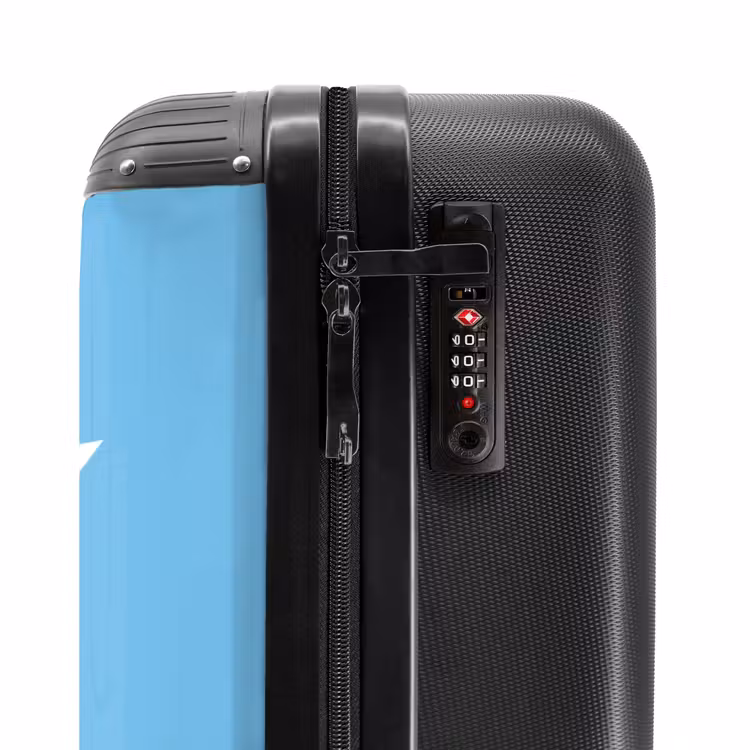 Suitcase - Smiley - Blue - Lightning — 5