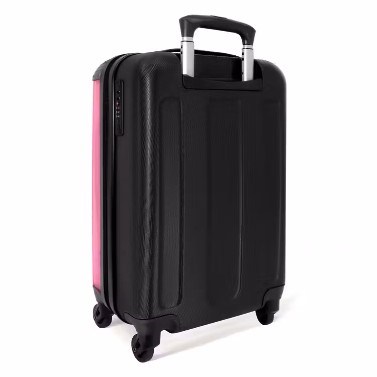 Suitcase - Smiley - Flower - Pink — 2