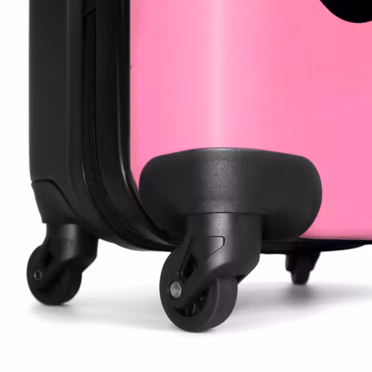 Suitcase - Smiley - Flower - Pink — 6