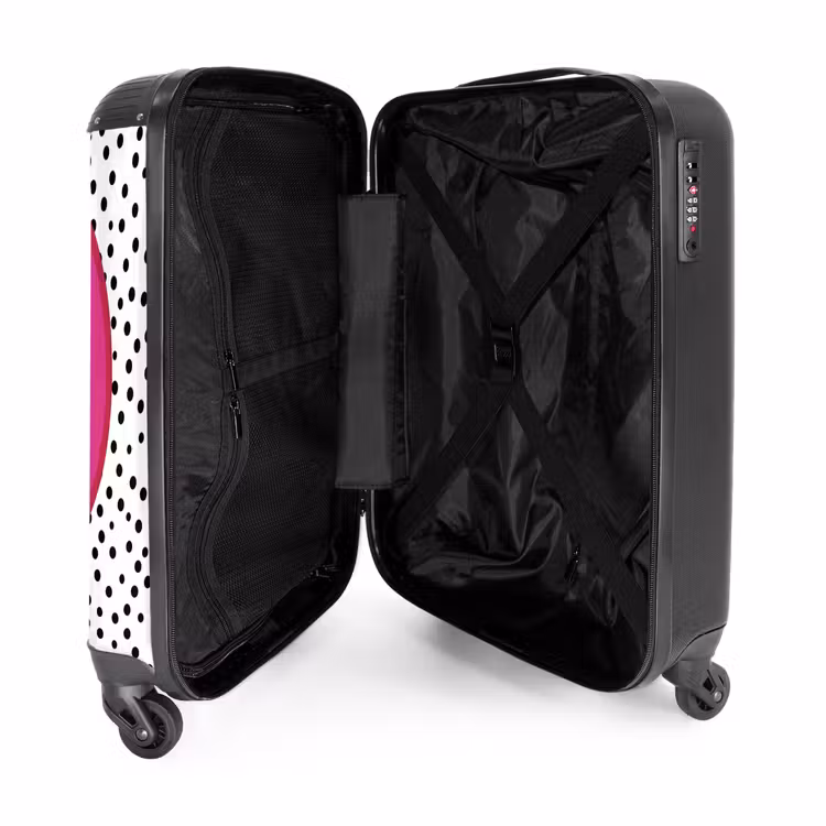 Suitcase - Smiley - Pink - Dots — 3