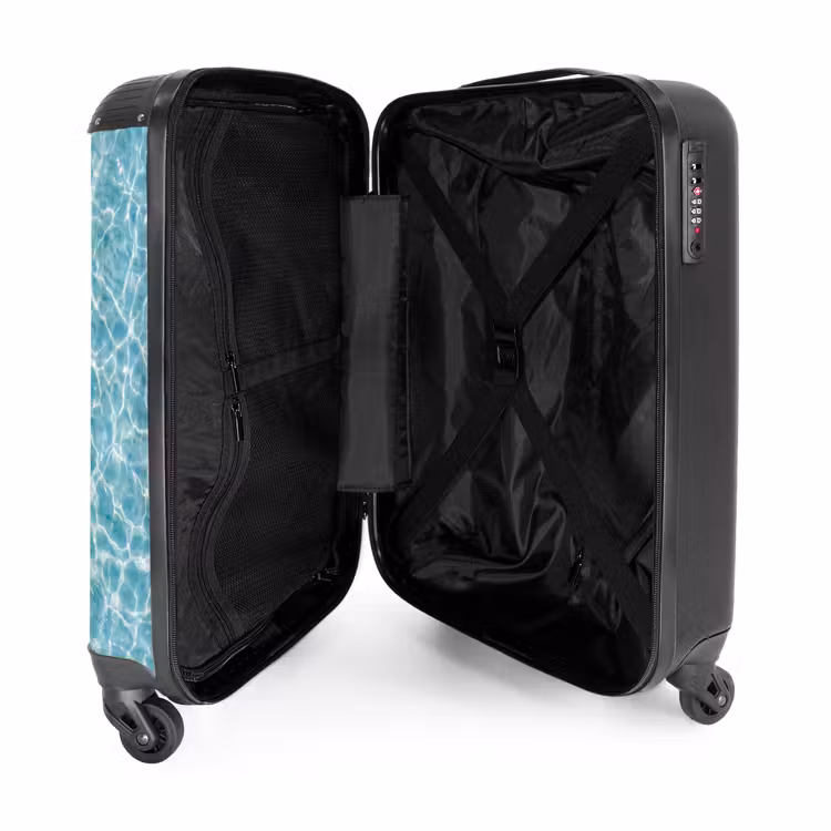 Suitcase - Surfboard - Water - Swimsuit - Orange — 3
