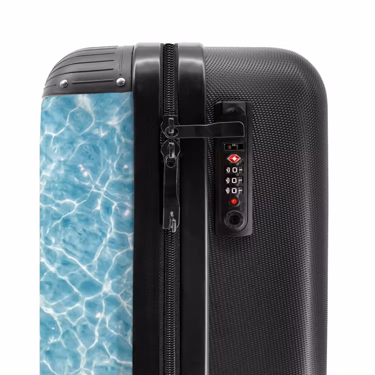 Suitcase - Surfboard - Water - Swimsuit - Orange — 5