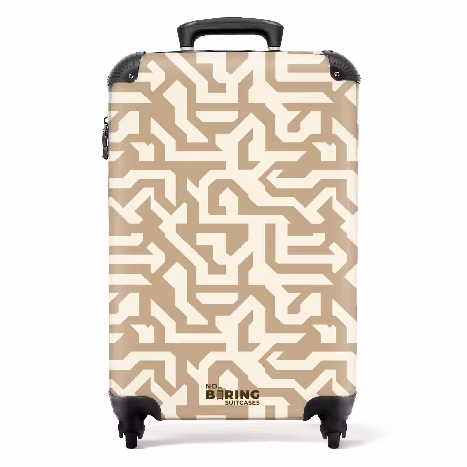 Suitcase - Modern - Abstract - Beige — 1