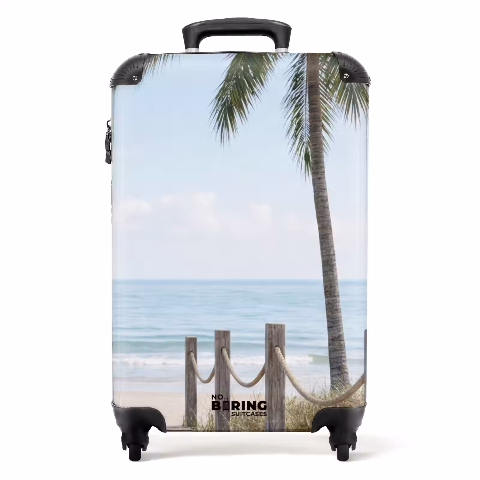 Suitcase - Palm trees - Path - Horizon — 1