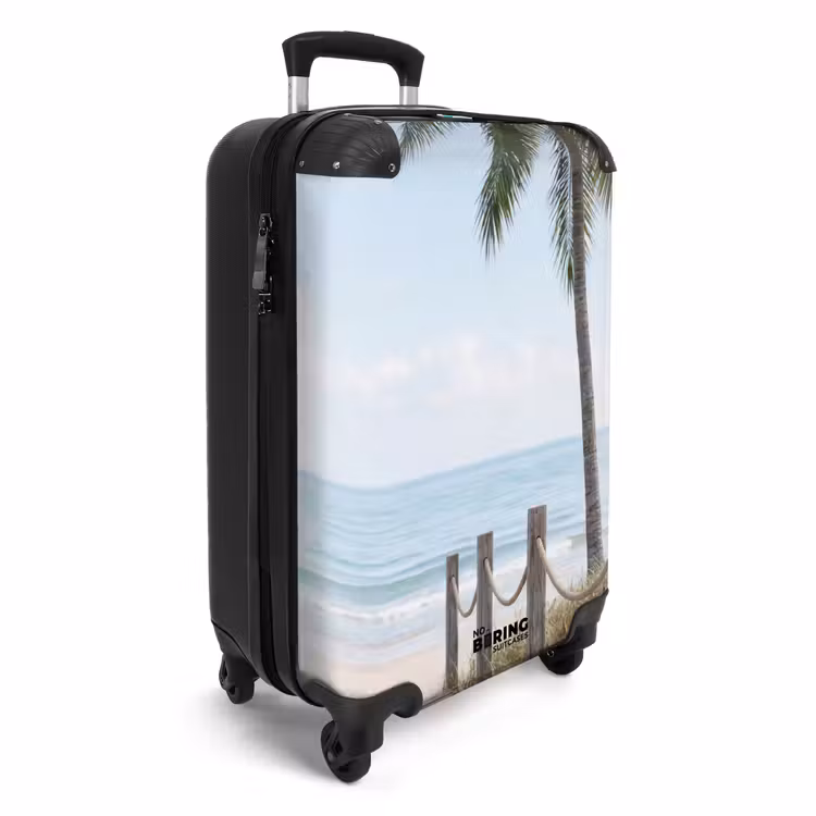 Suitcase - Palm trees - Path - Horizon — 4