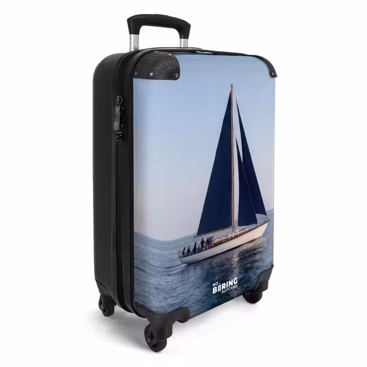 Suitcase - Sailboat - Sea - Blue — 4