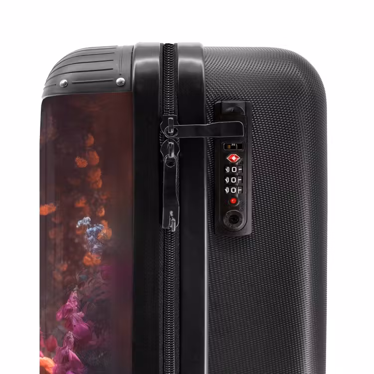 Suitcase - Suitcase - Horse - Flowers - Purple - Orange - Animals — 5