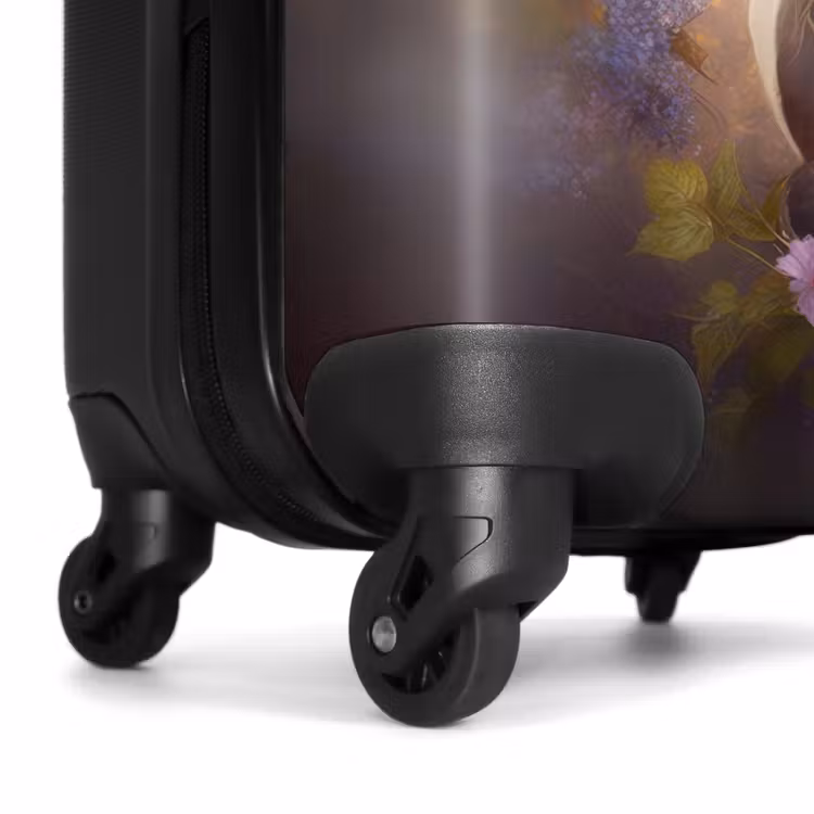 Suitcase - Suitcase - Horse - Nature - Animals - Flowers - Purple — 7