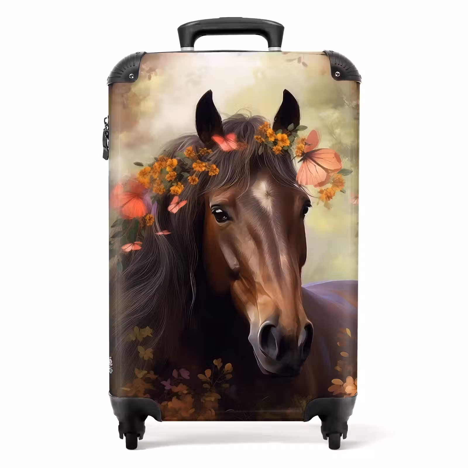 Suitcase - Suitcase - Horse - Animals - Flowers - Forest - Butterfly — 1