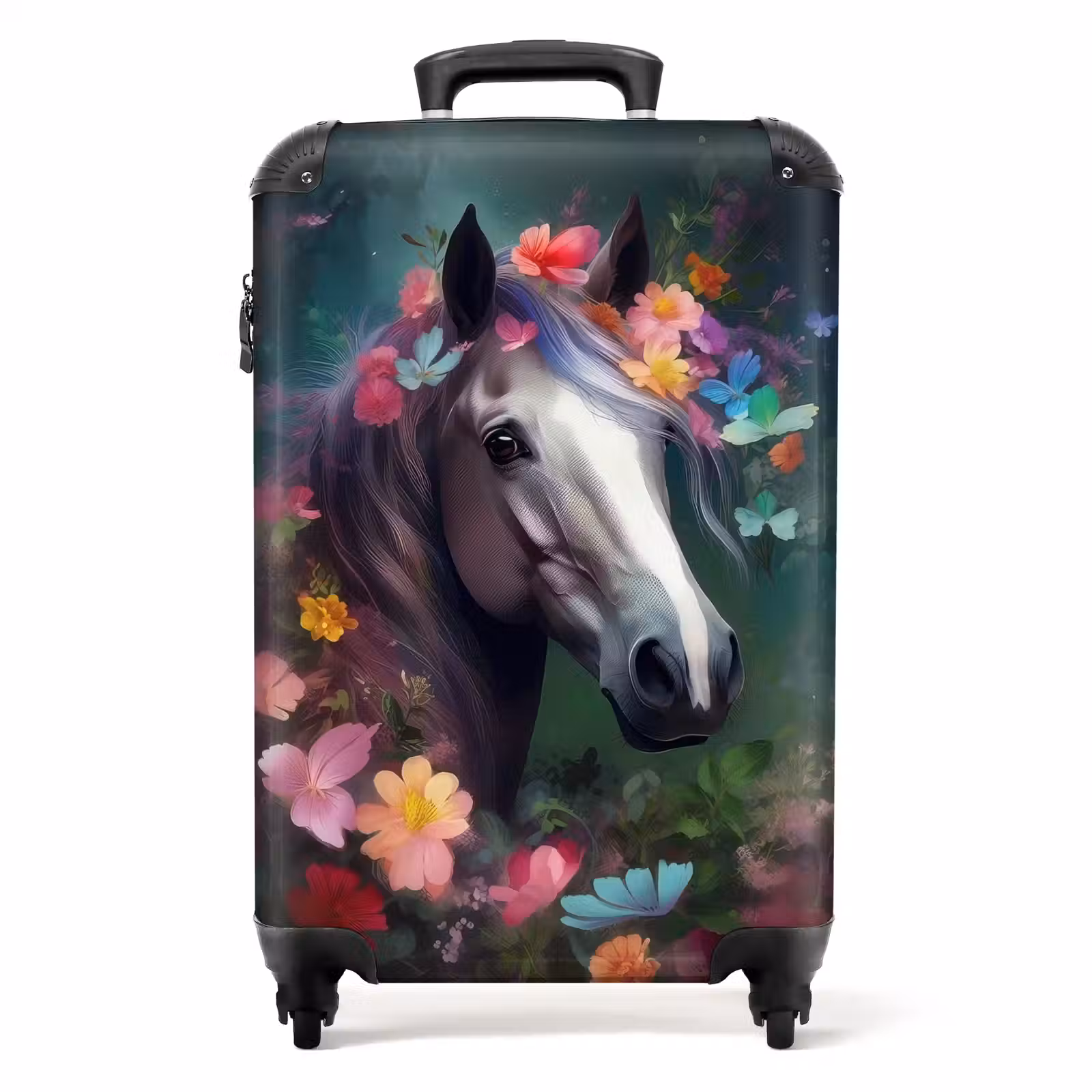 Suitcase - Suitcase - Horse - Nature - Flowers - Forest - Animals — 1