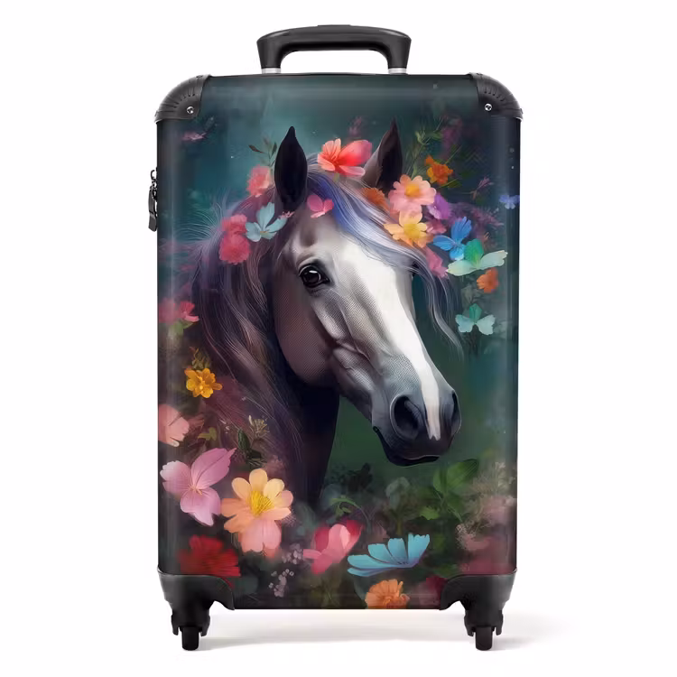 Suitcase - Suitcase - Horse - Nature - Flowers - Forest - Animals — 1