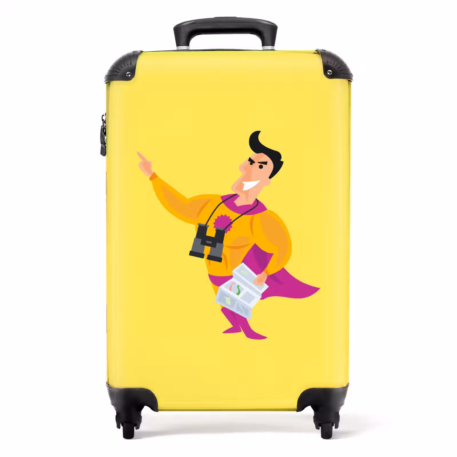 Suitcase - HolidayDiscounter - Tourguide - Cartoon — 1