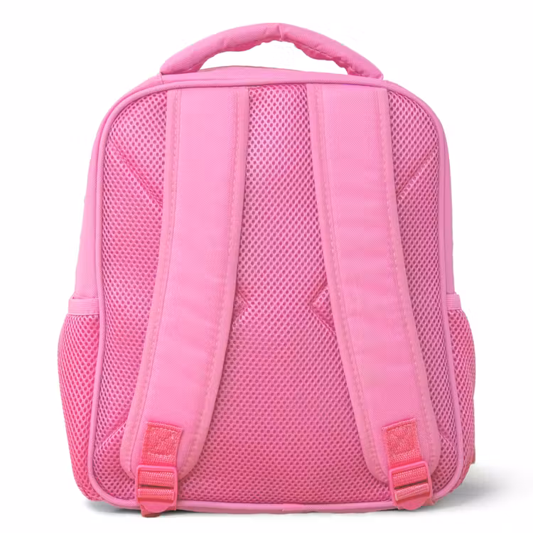 Kids backpack - Pink - Mouse surrounded by leaves — 2