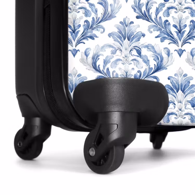 Suitcase - Baroque pattern blue — 6