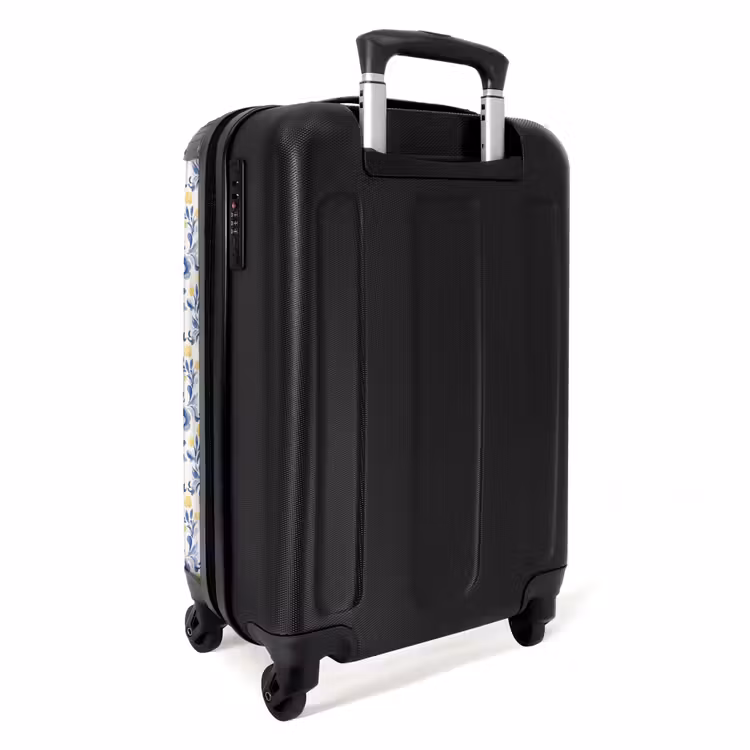 Suitcase - Baroque pattern blue yellow — 2