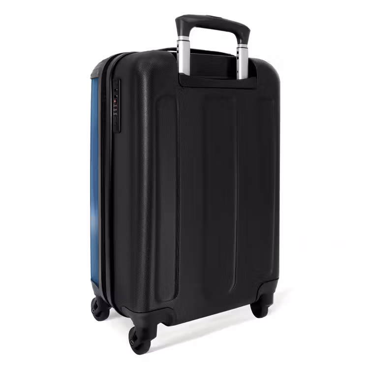 Suitcase - Blue car with pink flames — 2