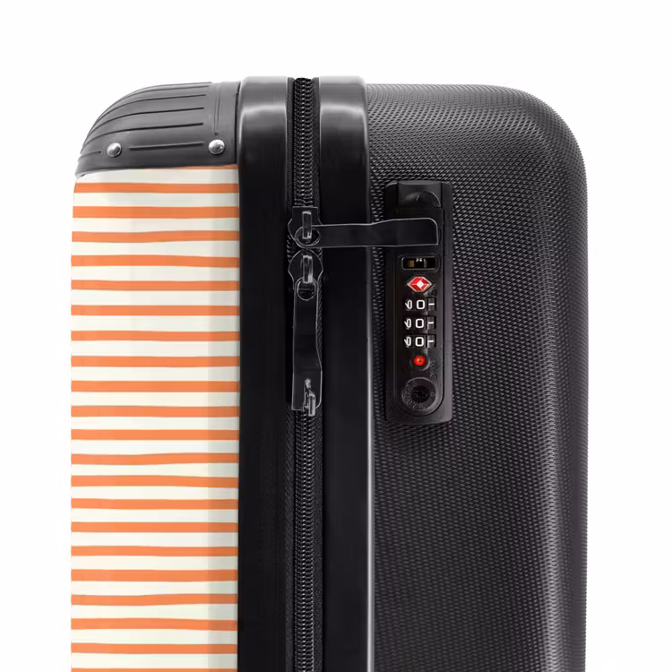 Suitcase - Stripe pattern orange — 5