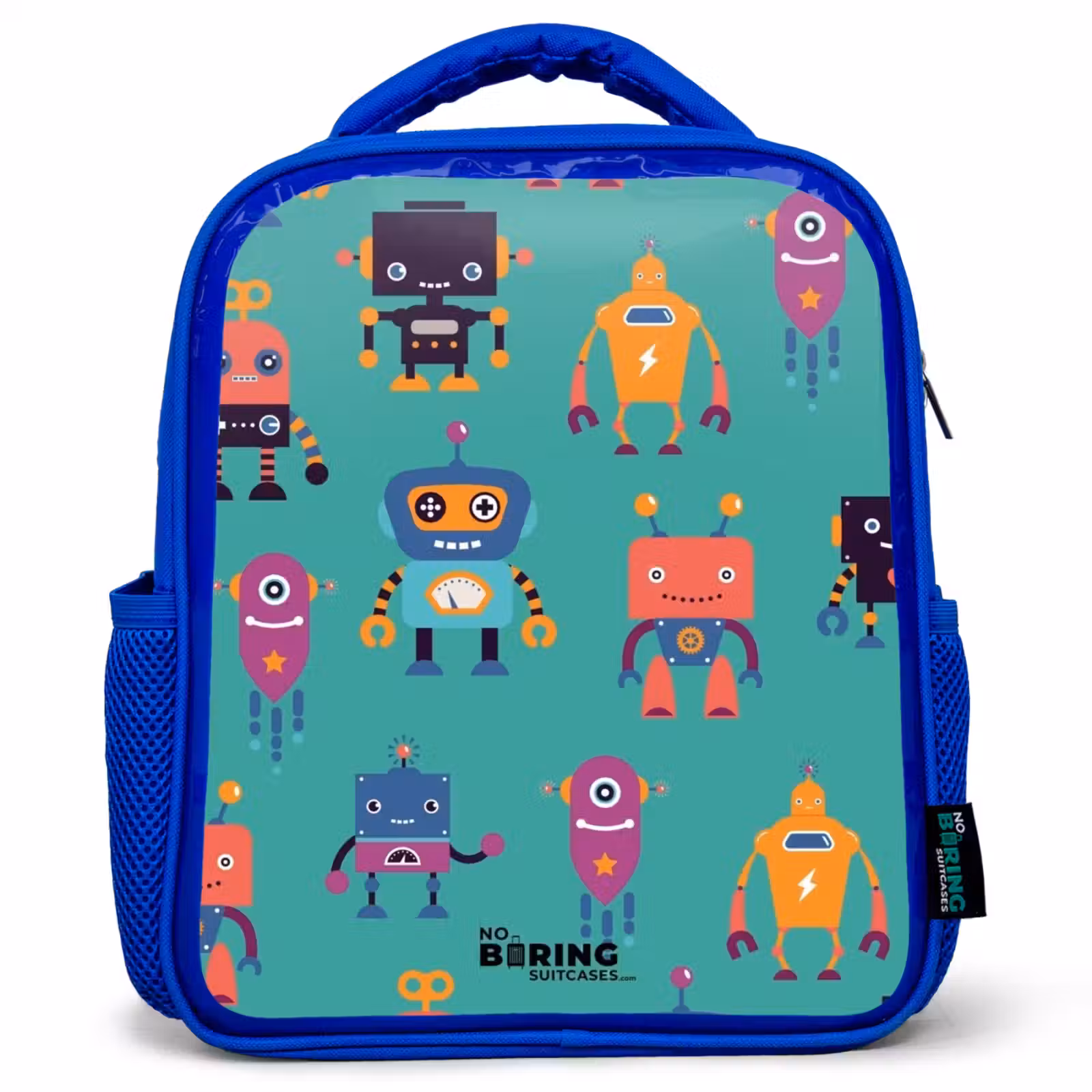 Kids backpack - Blue - Robo rave — 1