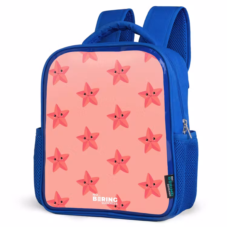 Kids backpack - Blue - Starfish sandstorm — 3