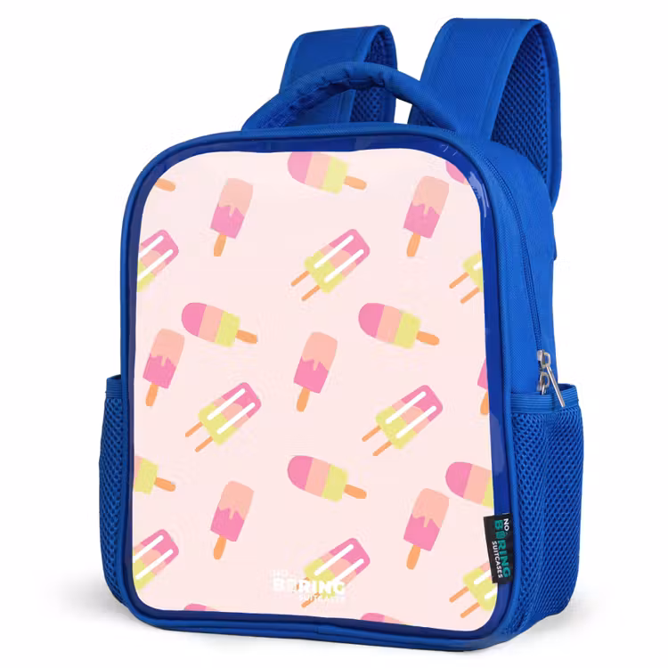 Kids backpack - Blue - Swirling water ices — 3
