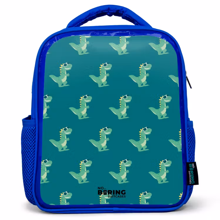 Kids backpack - Blue - Tyranosaurus specs — 1