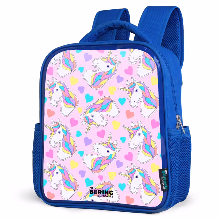 Kids backpack - Blue - Unicorn euphoria — 3