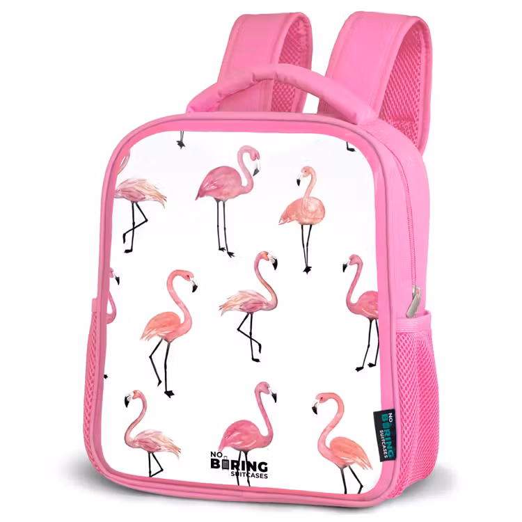 Kids backpack - Pink - Flamingo party — 4