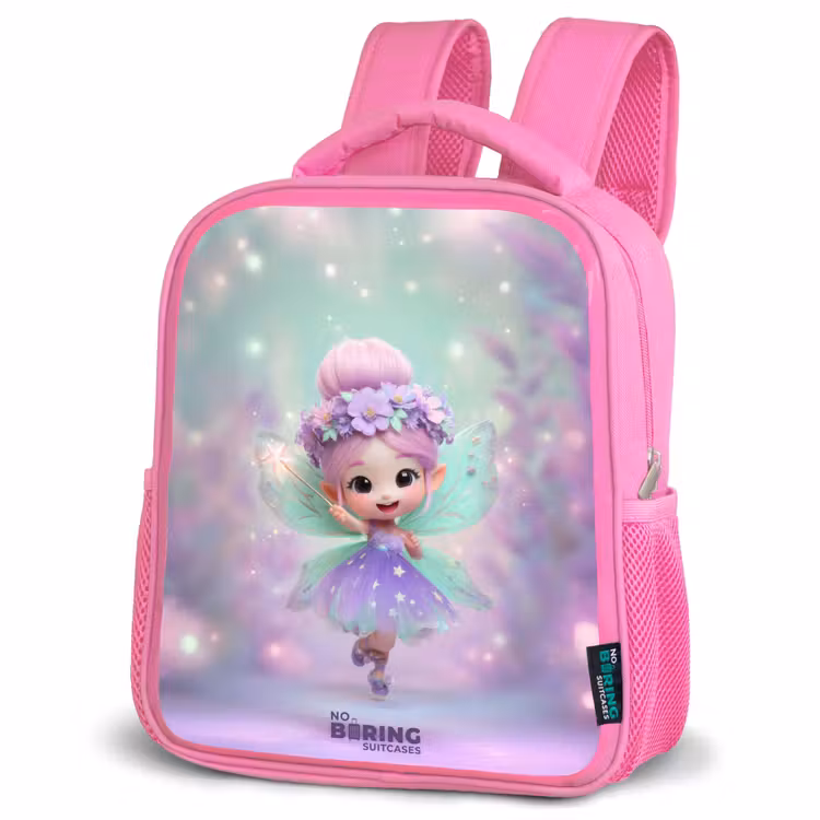 Kids backpack with name - Pink - Elf - Magic — 4
