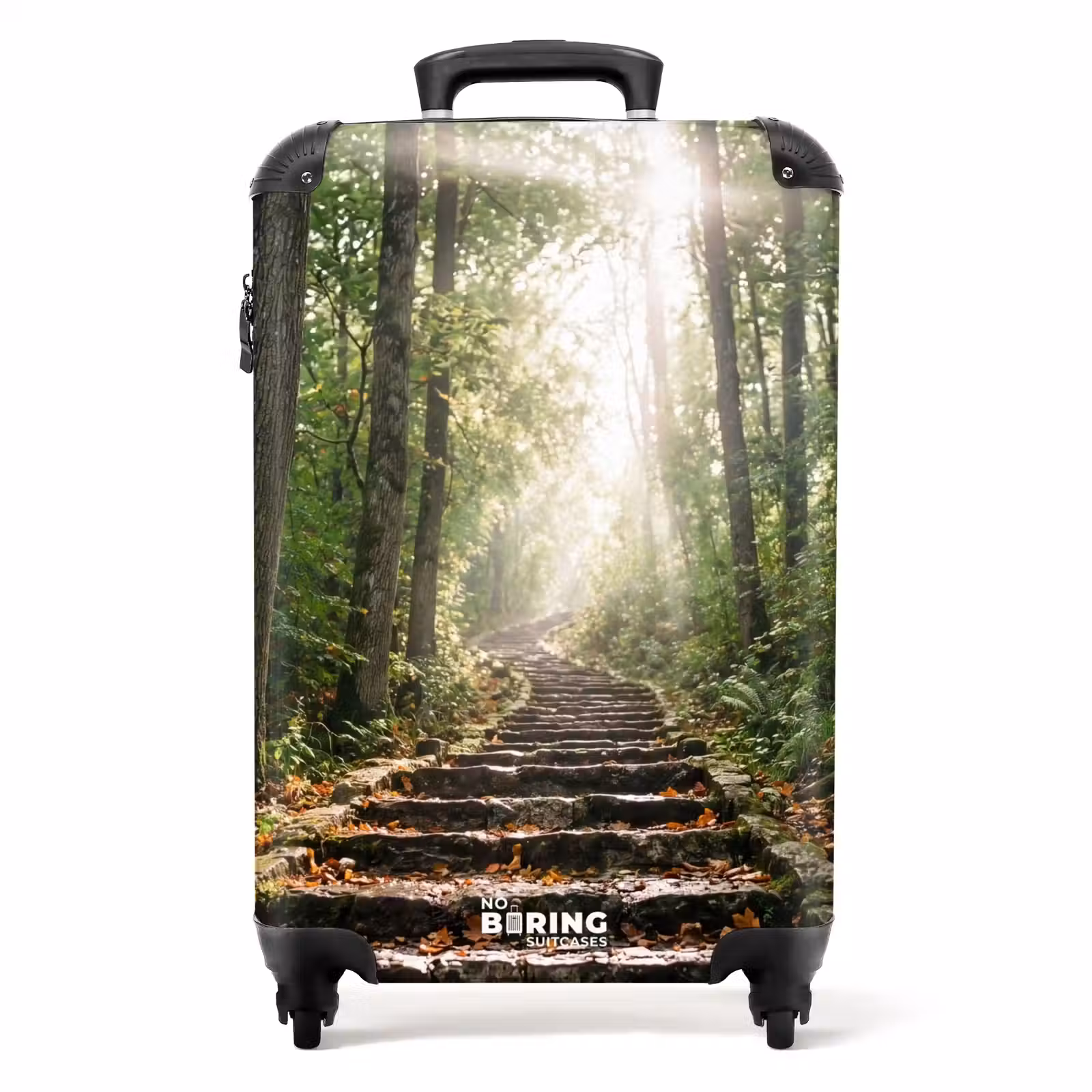 Suitcase - Rocks - Stairs - Forest - Nature — 1