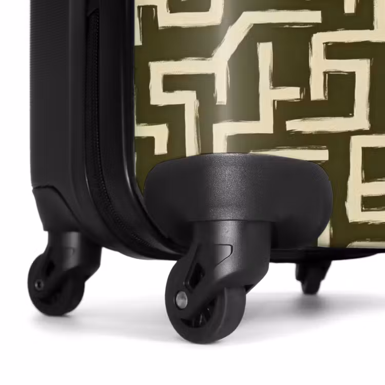 Suitcase - Abstract - Lines - Green — 6