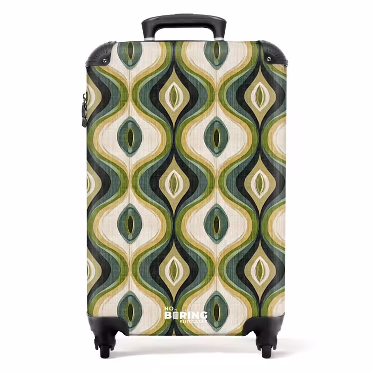 Suitcase - Abstract - Rhythmic - Green — 1