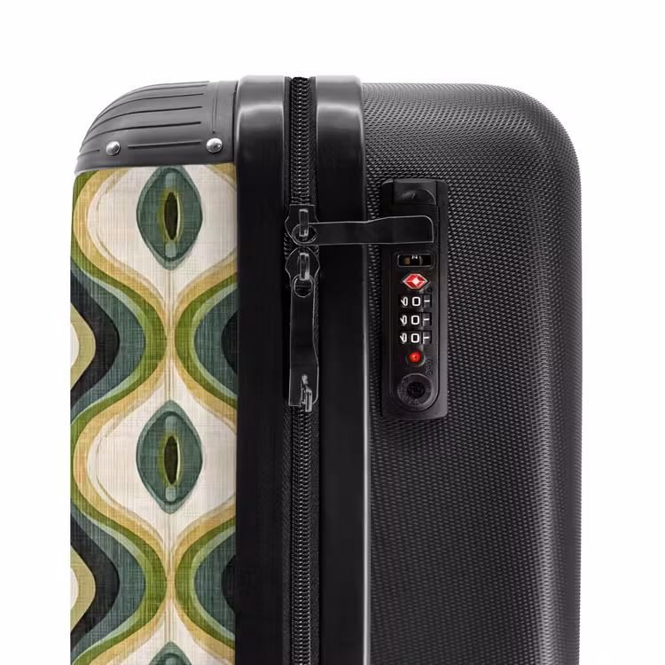 Suitcase - Abstract - Rhythmic - Green — 5