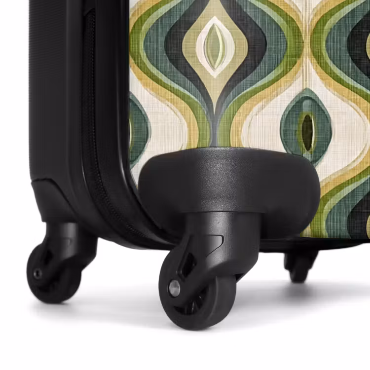 Suitcase - Abstract - Rhythmic - Green — 6