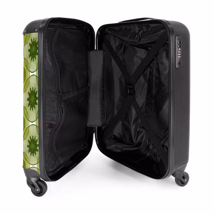 Suitcase - Circles - Pattern - Green — 3