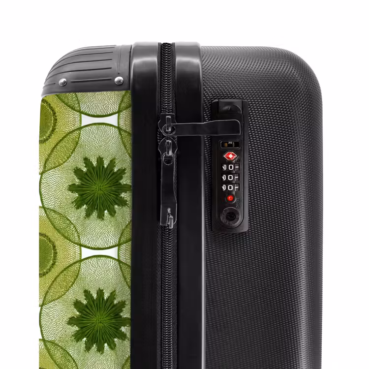 Suitcase - Circles - Pattern - Green — 5