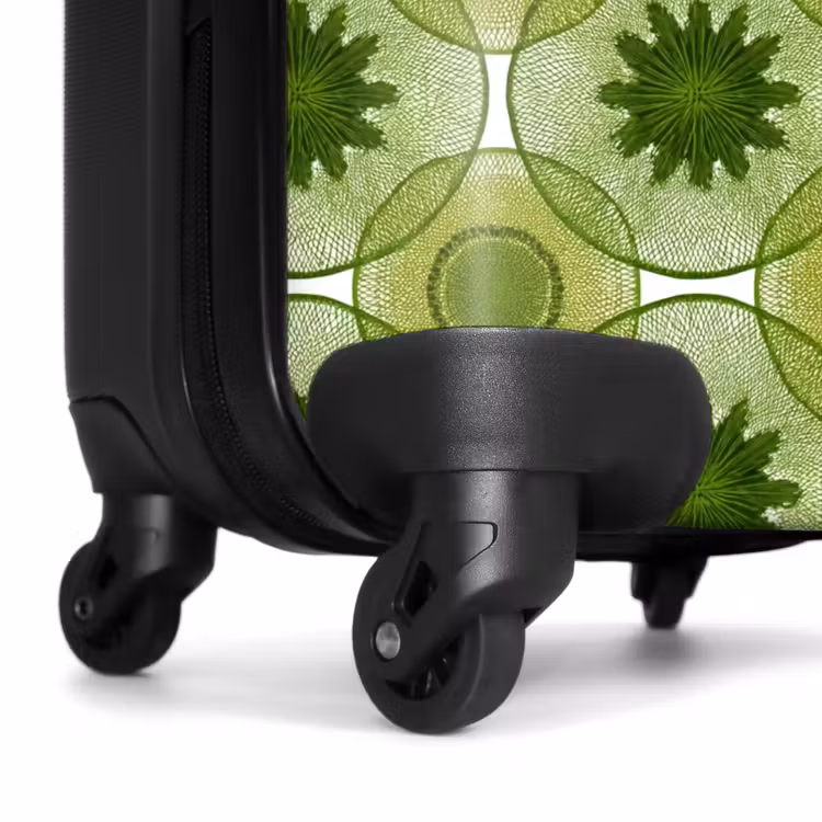 Suitcase - Circles - Pattern - Green — 6