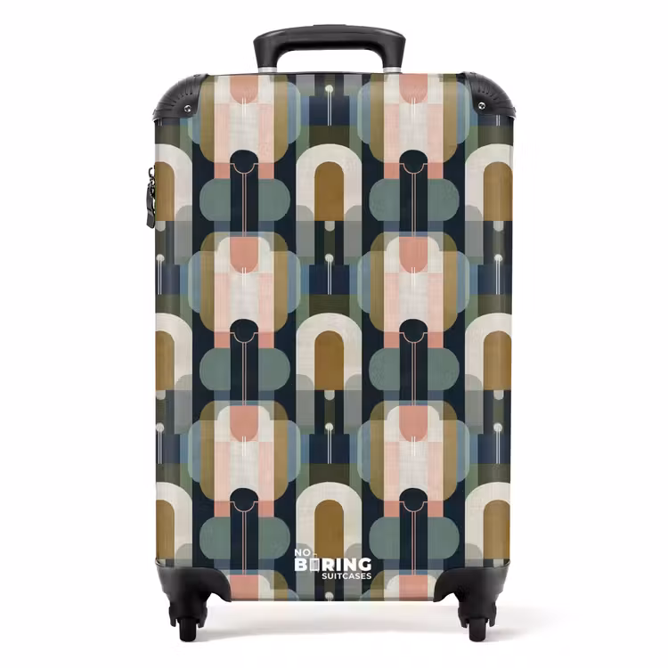 Suitcase - Geographic - Modern - Colorful — 1