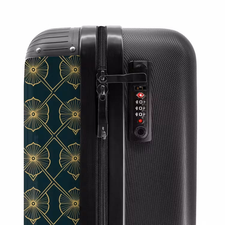 Suitcase - Geometric - Elegant - Green — 5