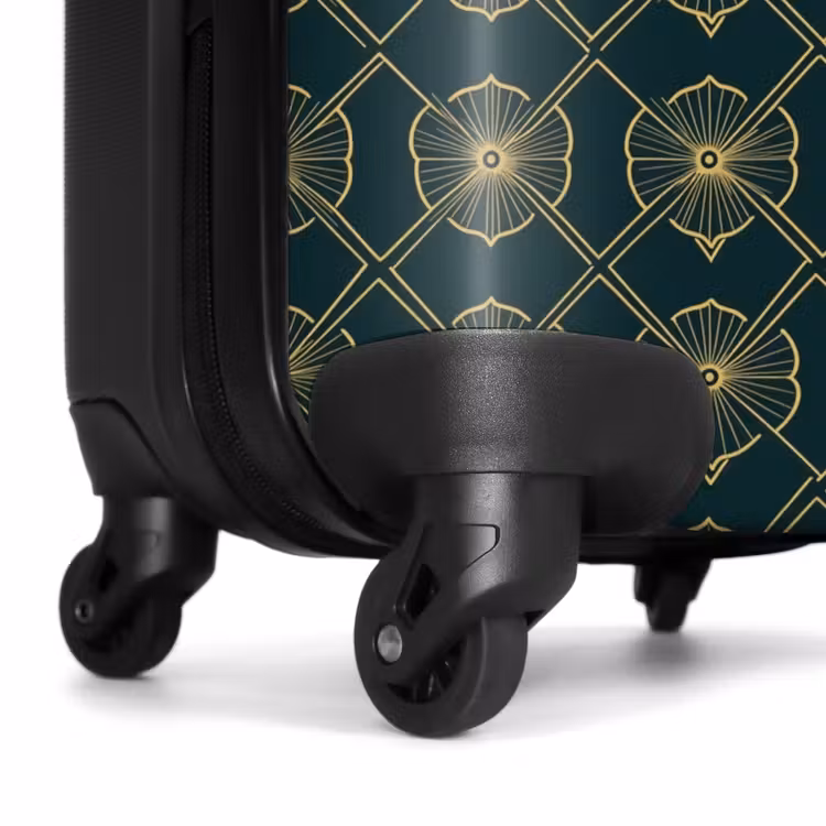 Suitcase - Geometric - Elegant - Green — 6